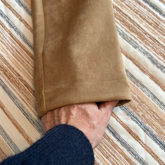 LOFT Faux Suede High Waist Pants -- EUC! - Picture 6 of 6